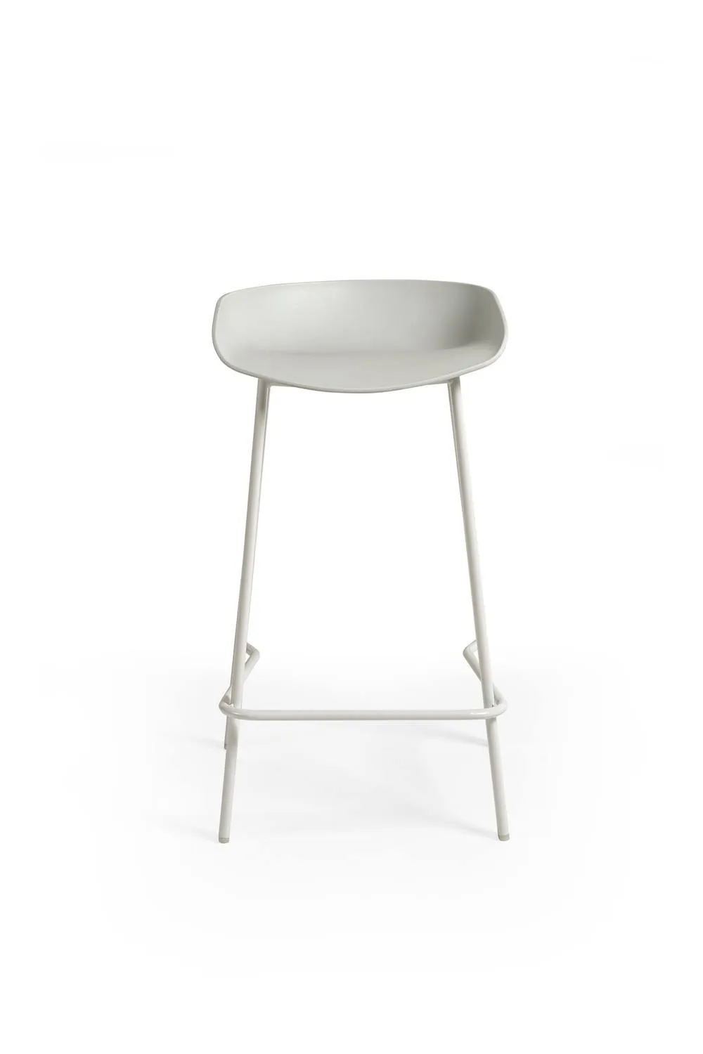Julian Bowen Renzo Plastic Bar Stool (Set of 2) in Grey 5
