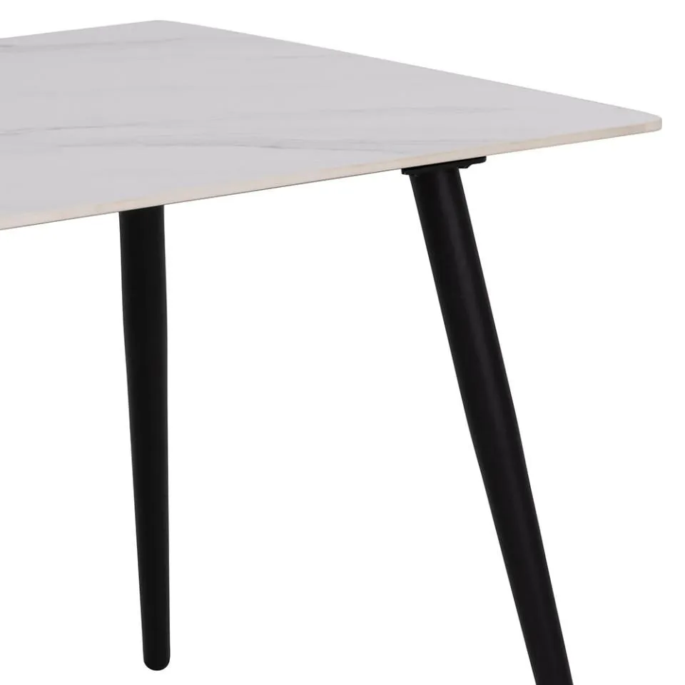 Furniture To Go Wicklow Ceramic Dining Table Brown/Black in Brown 6