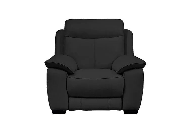 Starlight Express Leather Armchair - Classic Black