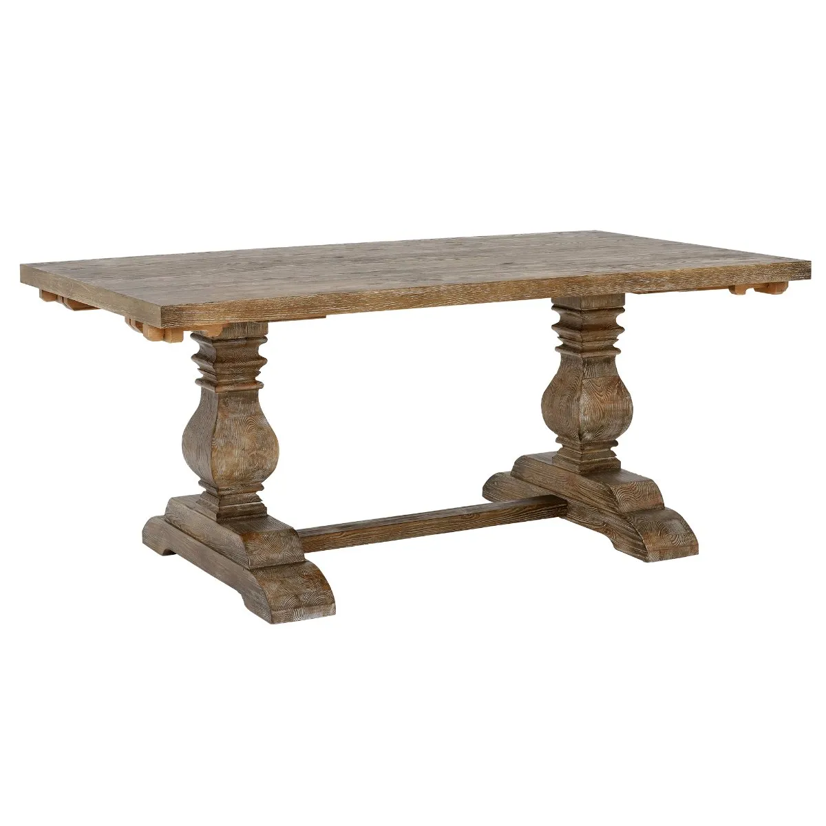 Woolton 183cm Extending Dining Table, Mid Burnt Oak