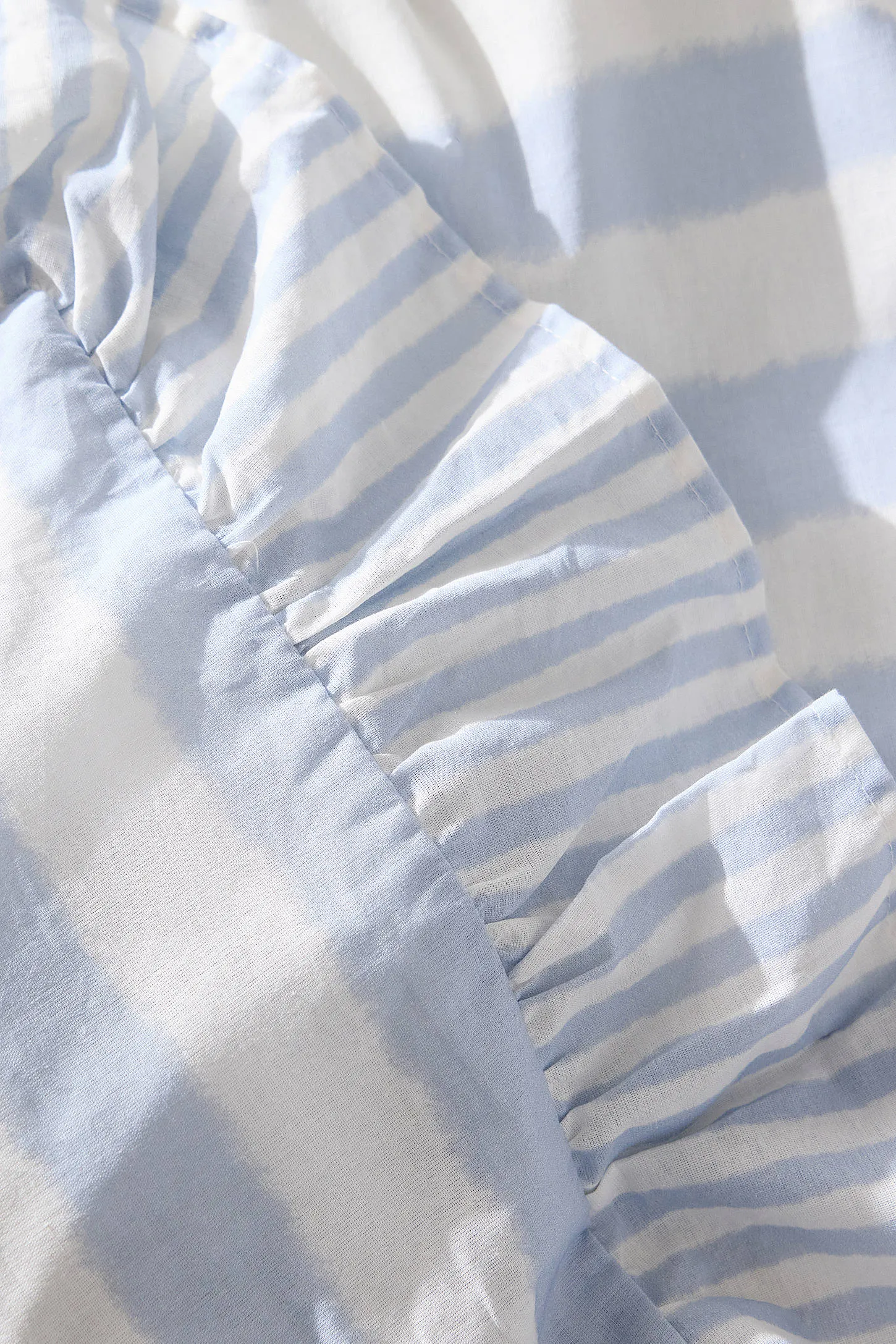 Stripe Ruffle Duvet Set 4