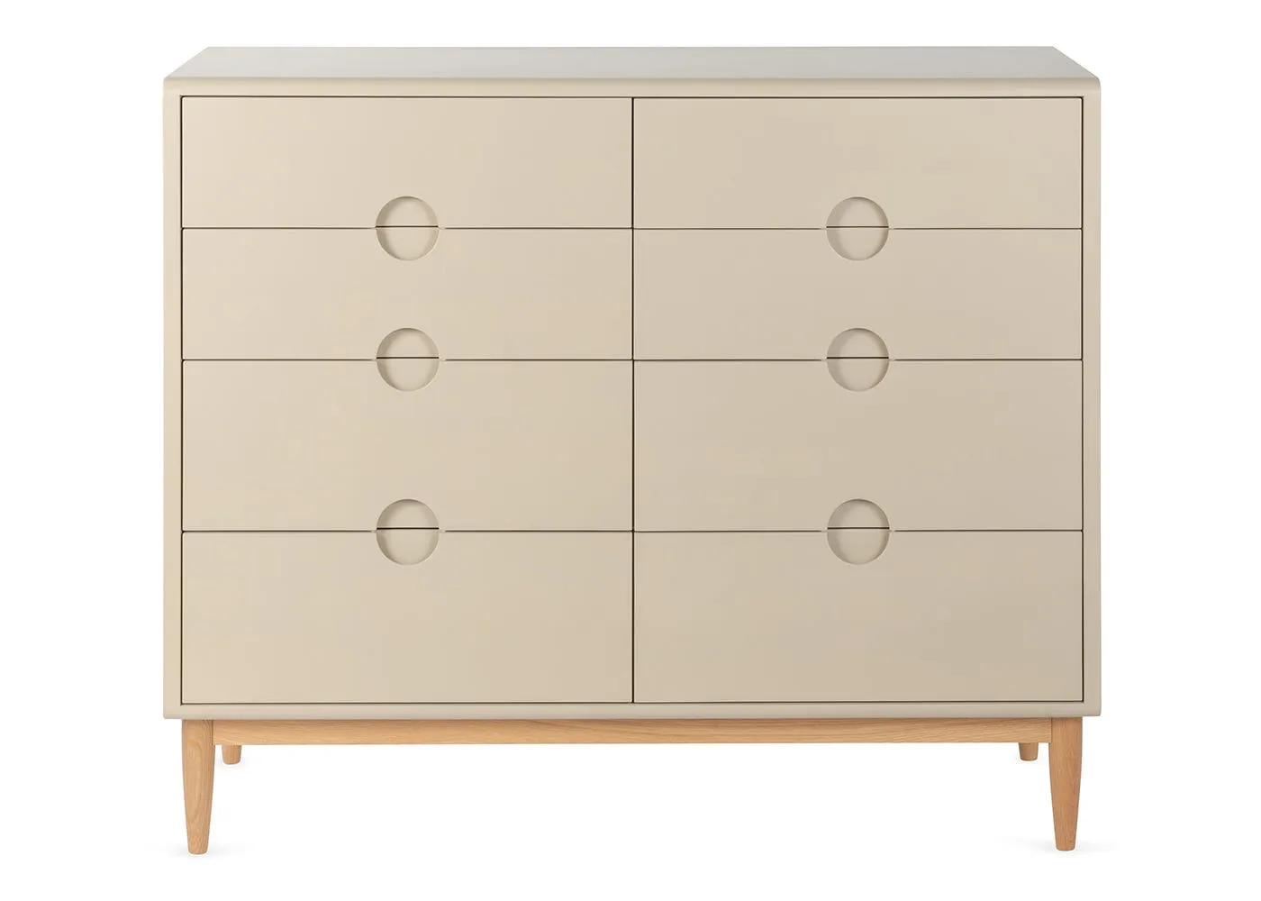 Heal's Amira Wide Chest of Drawers Painted Oatmeal