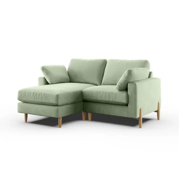 Apollo Vintage Velvet Corner Chaise Sofa 6