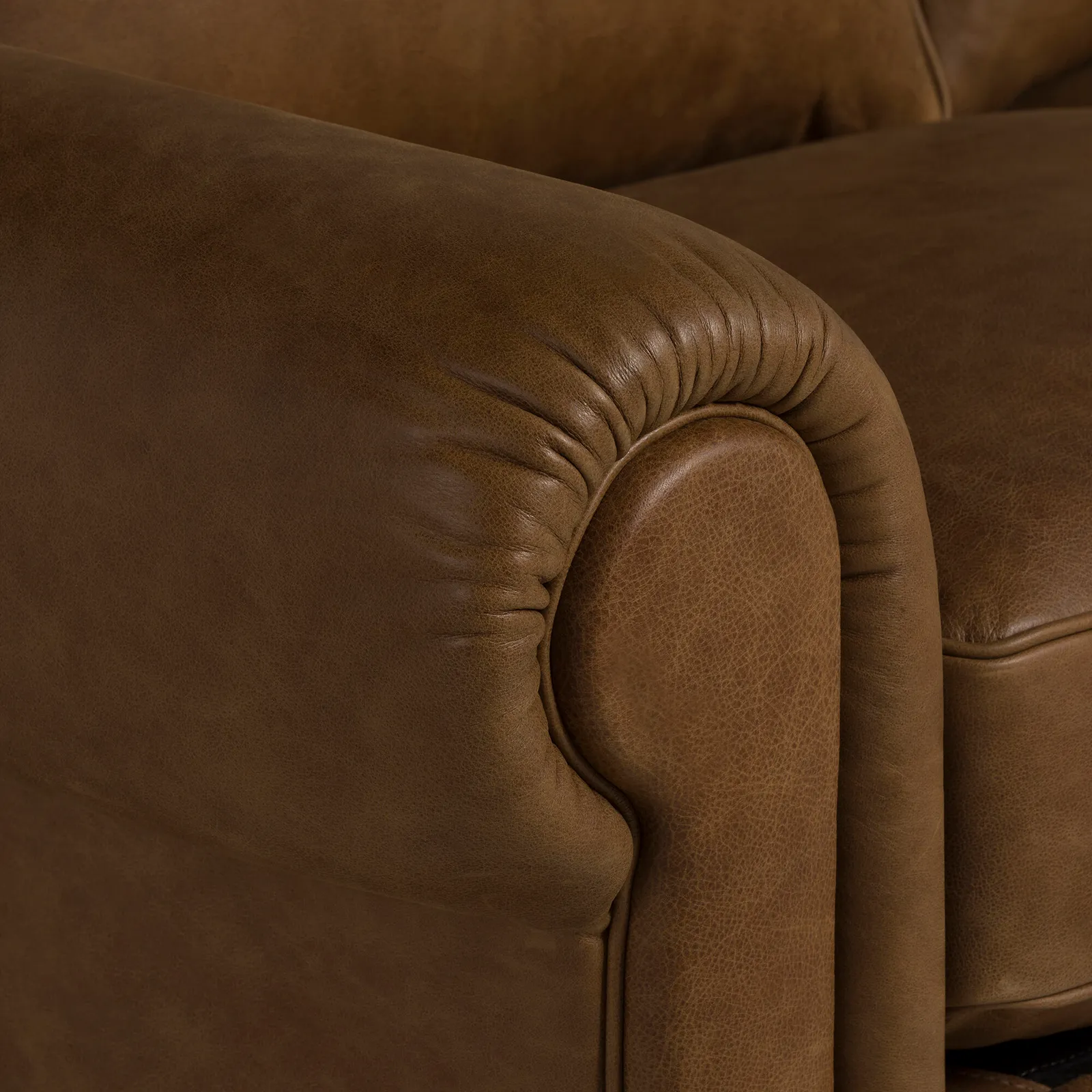 Bellagio 2 Seater Sofa, Brown Leather | Barker & Stonehouse 4