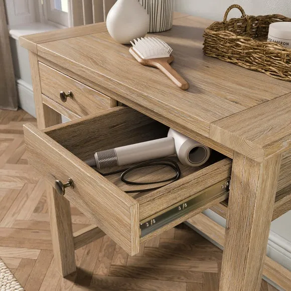 Olney 2 Drawer Compact Dressing Table 3