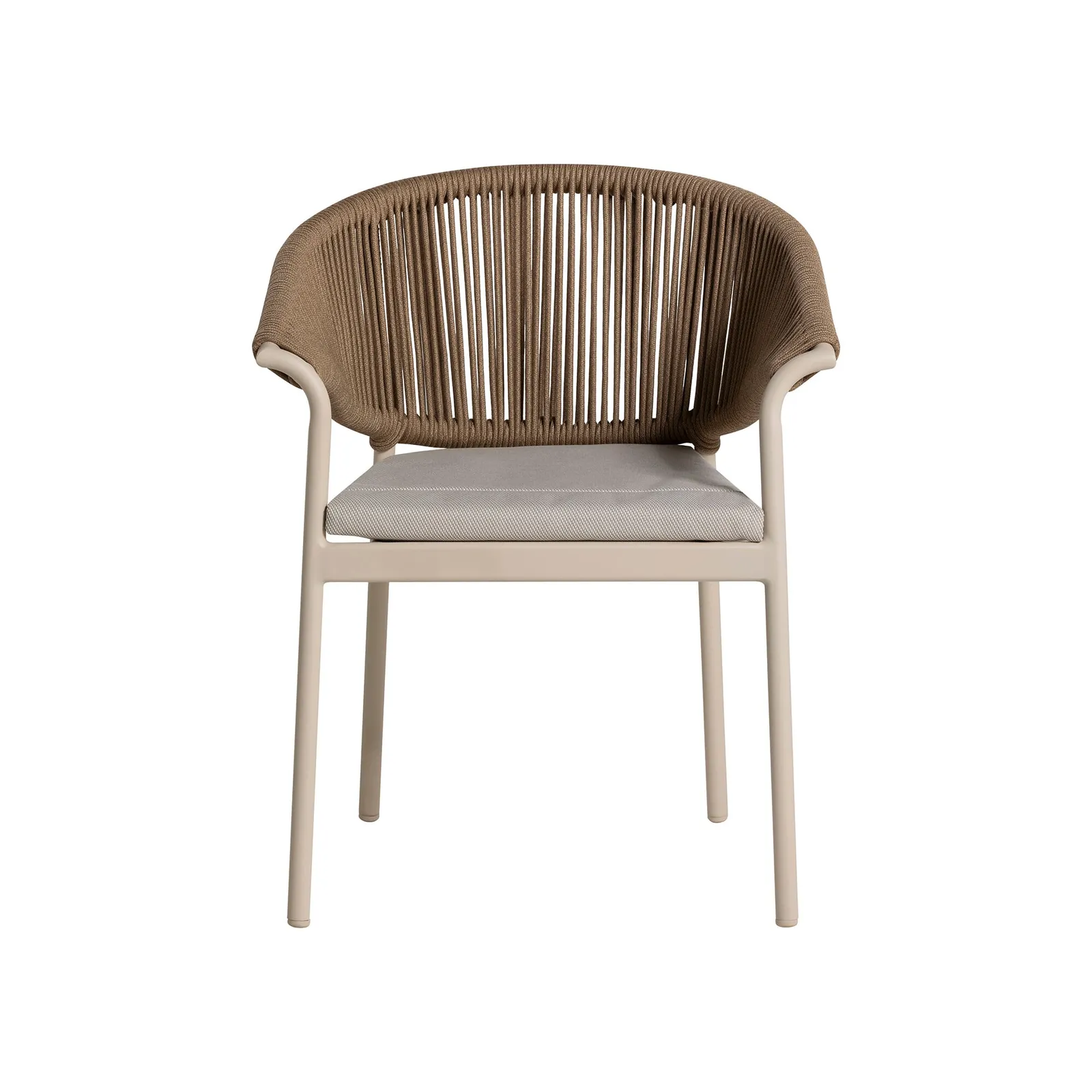 Sydney Garden Rope Back Dining Chair, White | Barker & Stonehouse 4
