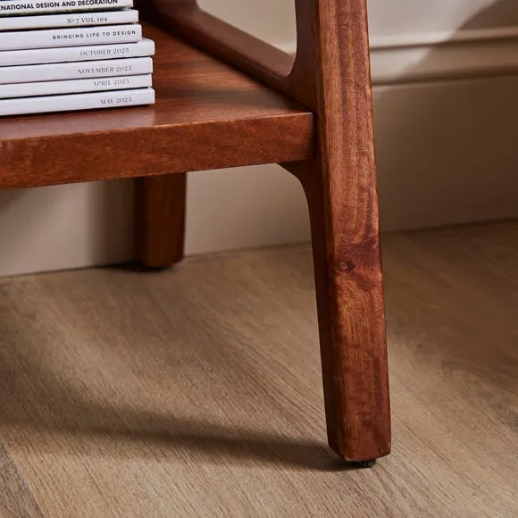 Maxton Low Bookcase, Mango Wood 3