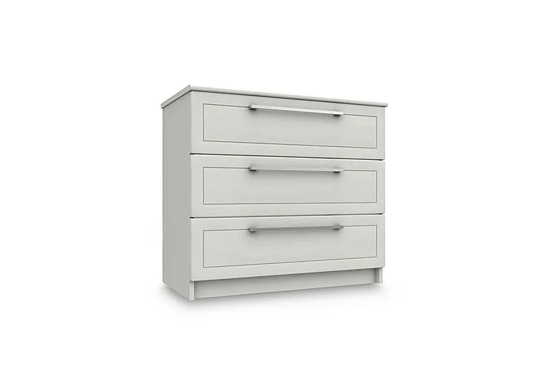 Bexley 3 Drawer Chest - White
