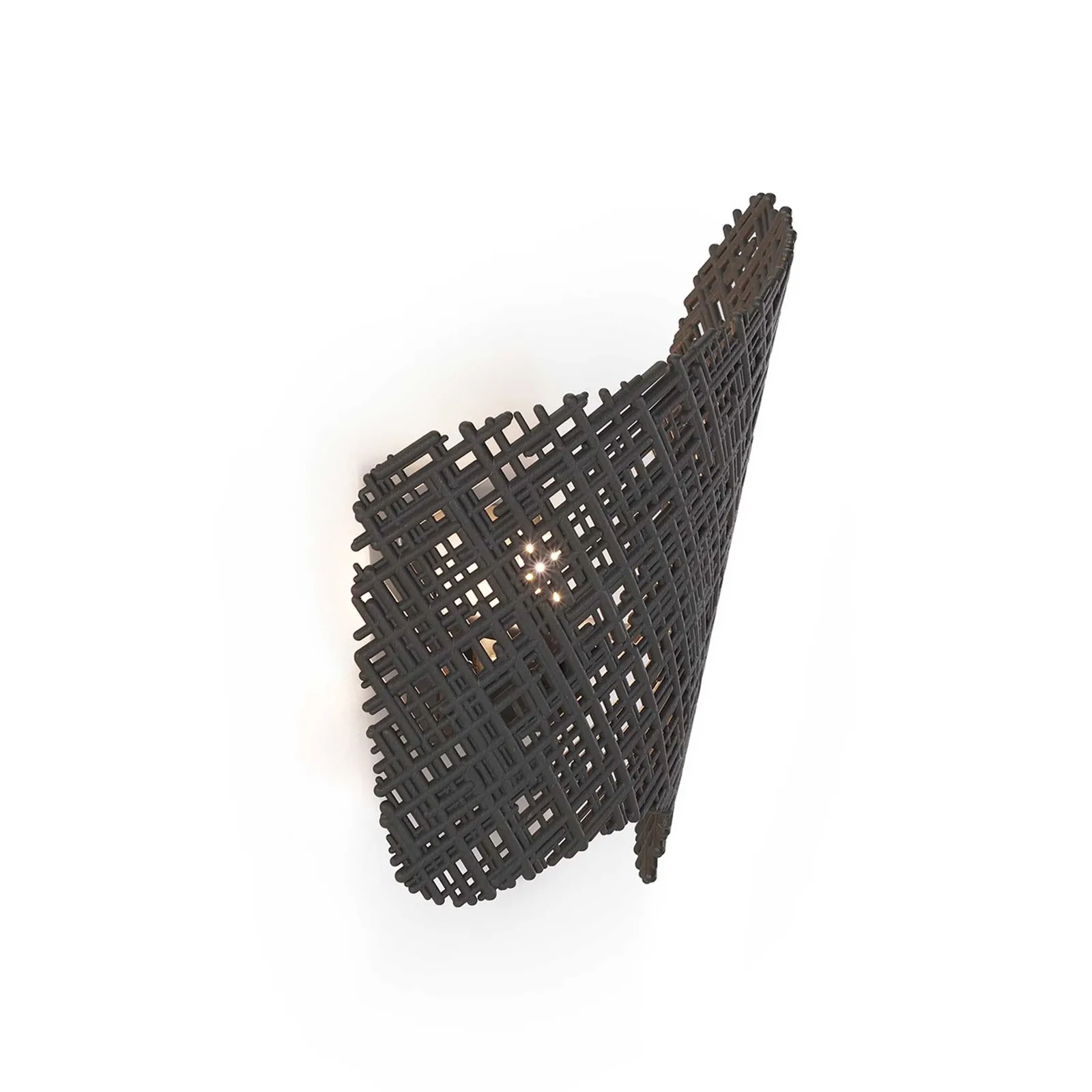 Kartell Tea Applique Wall Lamp 28X12X33 Antracite, Black | Barker & Stonehouse 3