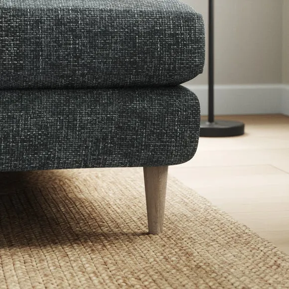 Sven Chunky Chenille Large Corner Chaise Sofa 4