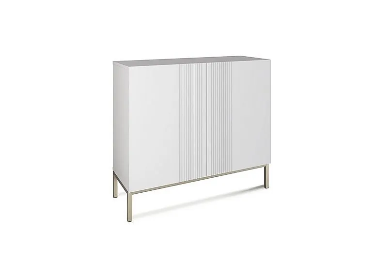 Delta 2 Door Sideboard with Smart LED Lighting - White