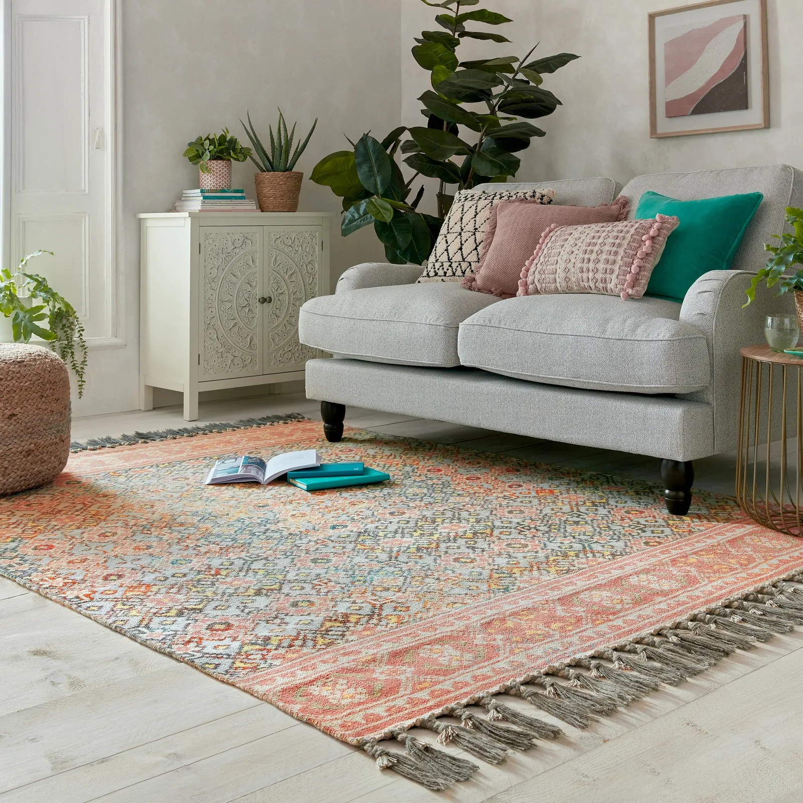 Estell Chenille Rug MultiColoured