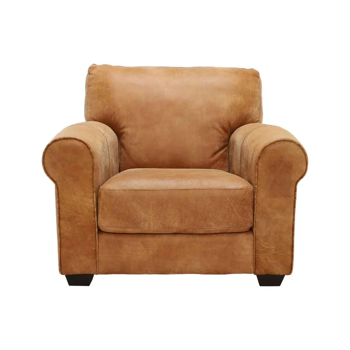 Houston Armchair, Brown Leather | Barker & Stonehouse 3