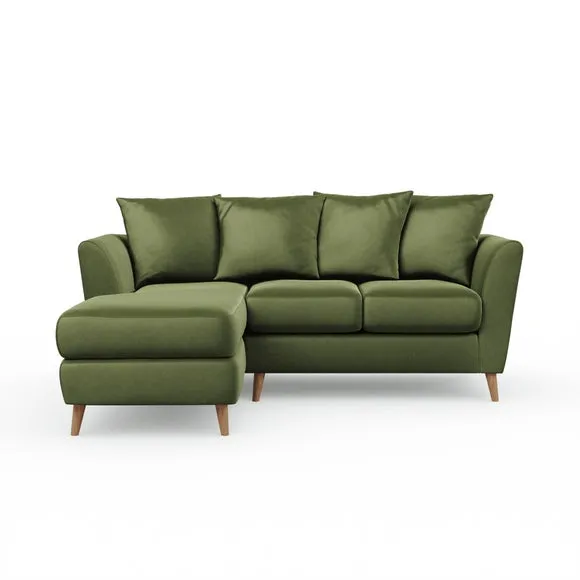 Bess Corner Chaise Sofa, Opulent Velvet 6