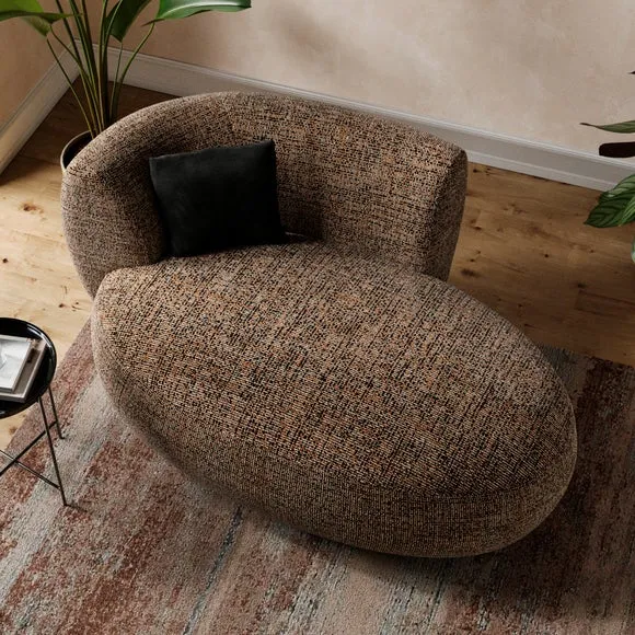 Lozenge Luxe Boucle Chaise Longue 5