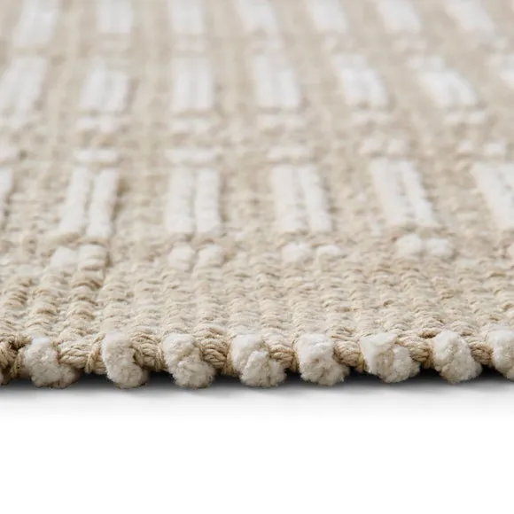 Cotton Chenille Ivory Scatter Rug 4