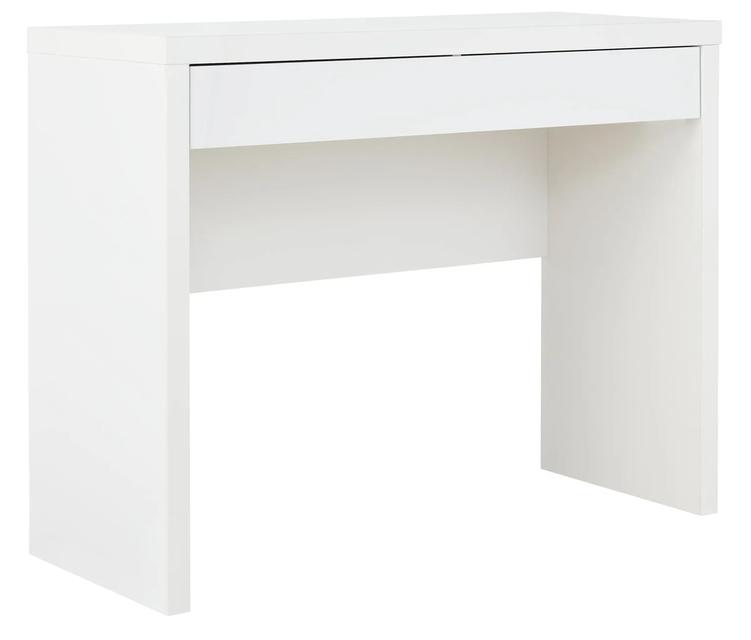 Habitat Jenson Dressing Table Desk - White Gloss