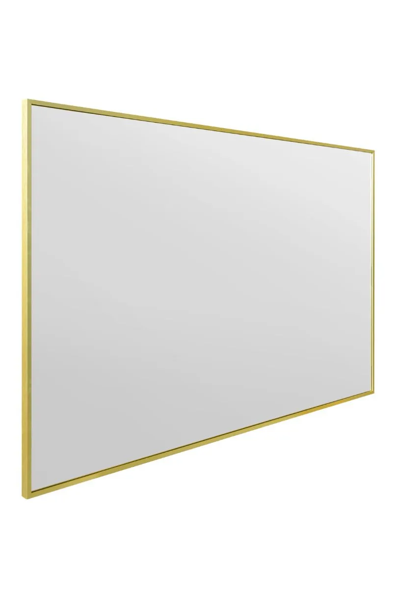 MirrorOutlet Gold Aluminium Edged Wall Mirror 47" X 31" (120 X 80CM) 5