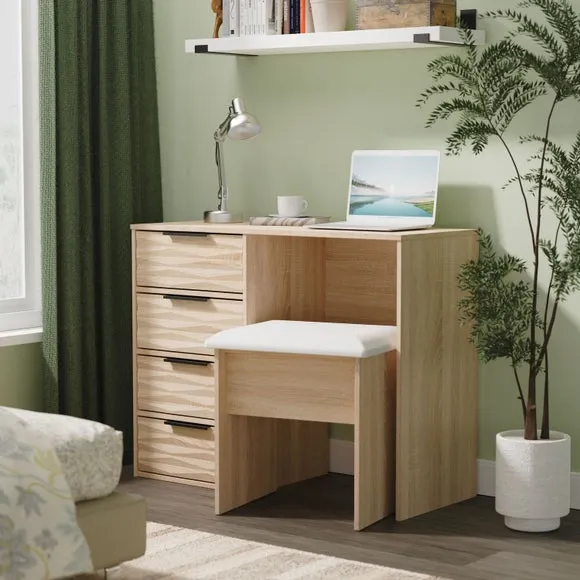 Tuxford 4 Drawer Desk 1