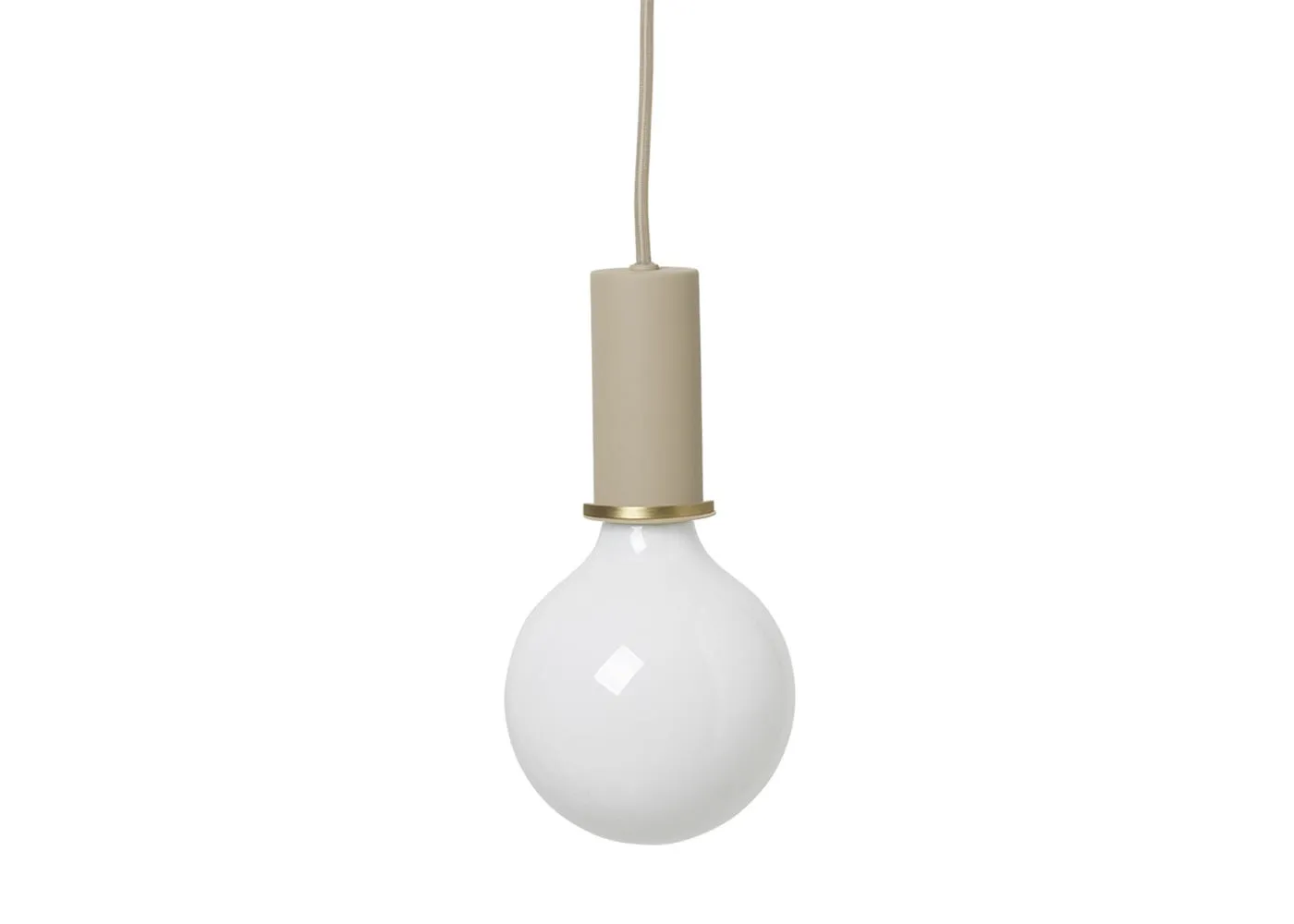 ferm LIVING Collect Pendant Light Cashmere Low
