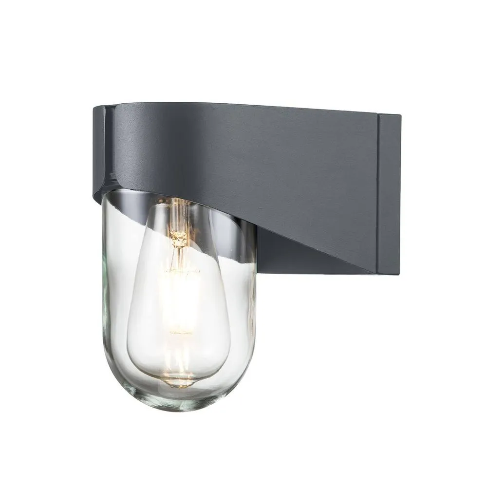 Netlighting Porto Outdoor Wall Lamp Grey IP44