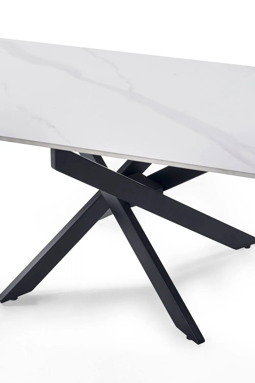 Julian Bowen Bradley Rectangular Ceramic Top Coffee Table in White 5