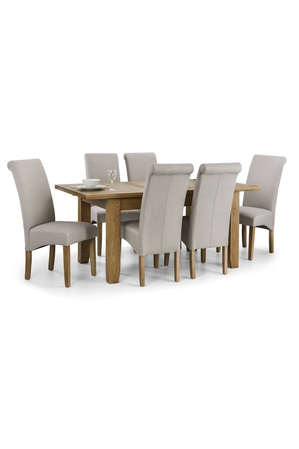 Julian Bowen Rio Upholstered Dining Chair (Set of 2) in Grey 4