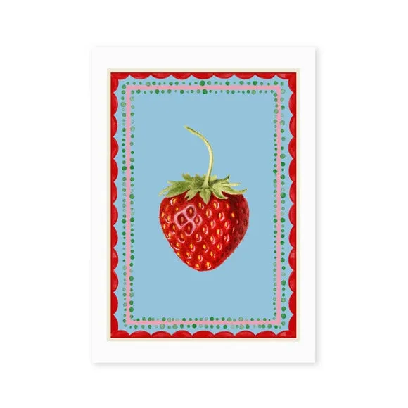 East End Prints Carnival Strawberry Print 2
