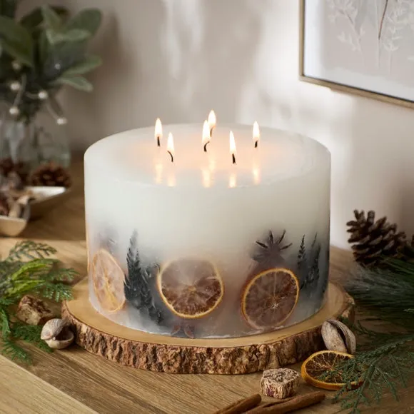 Crisp Linen & Jasmine XXL Inclusion Candle