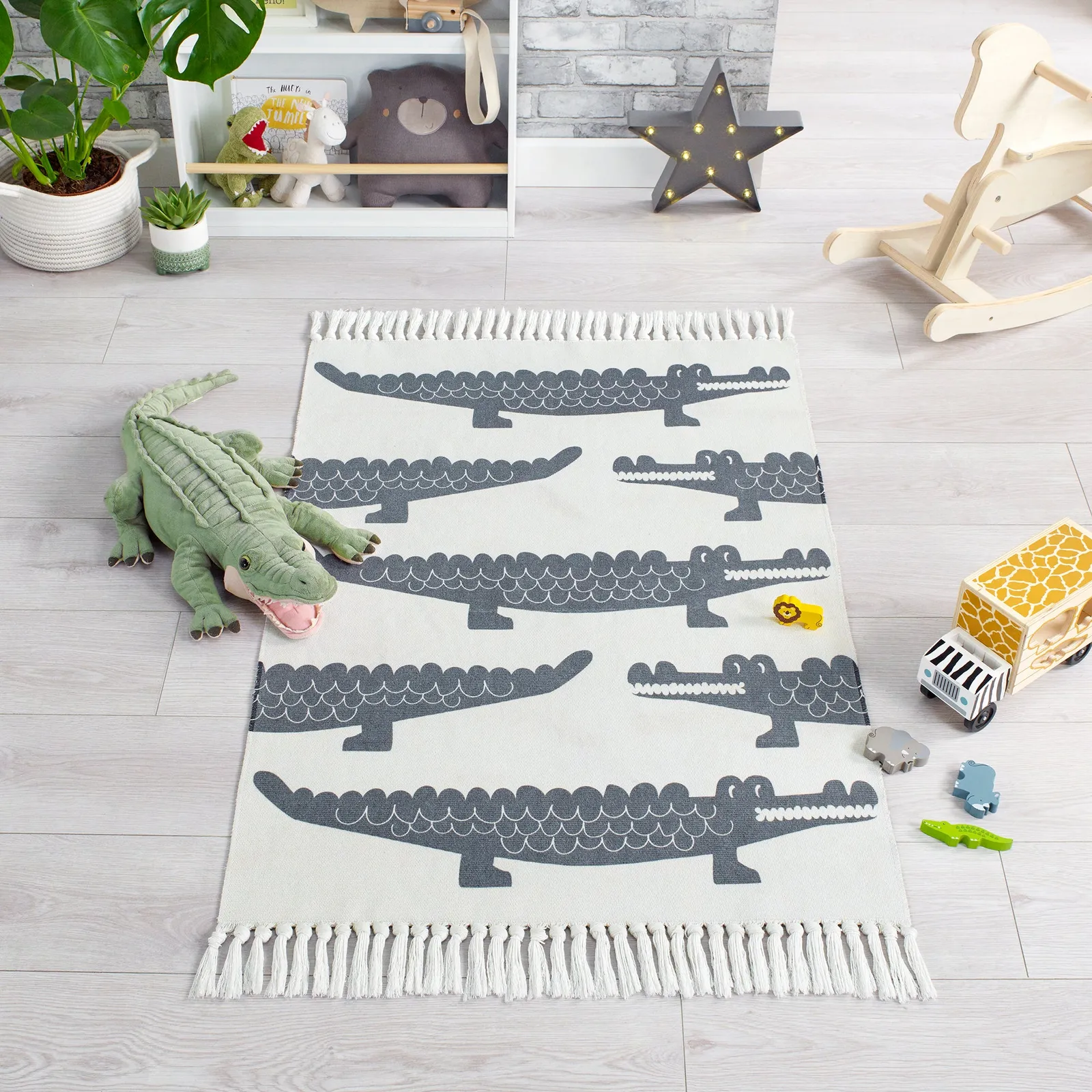 Snap Washable Rug MultiColoured