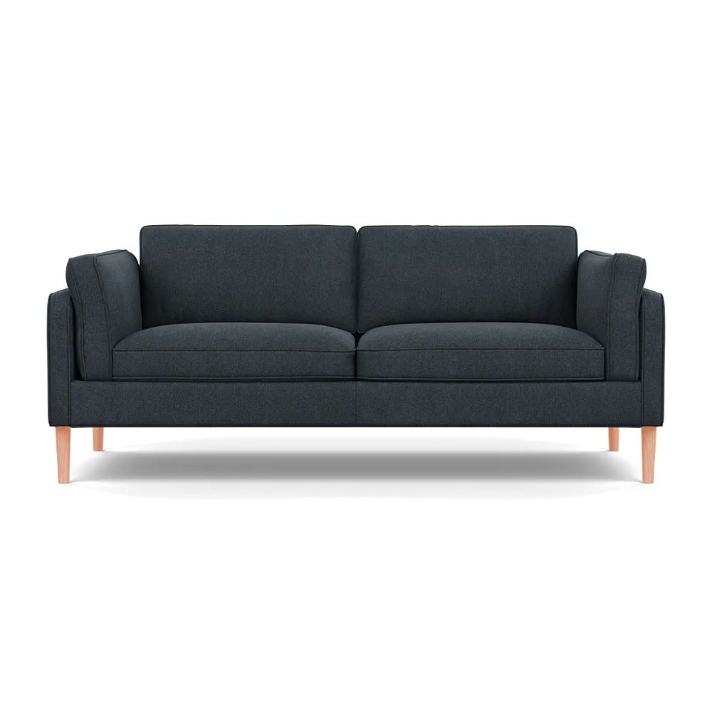 Heal's Sonno 3 Seater St Moritz Wool Grey Natural Feet 1