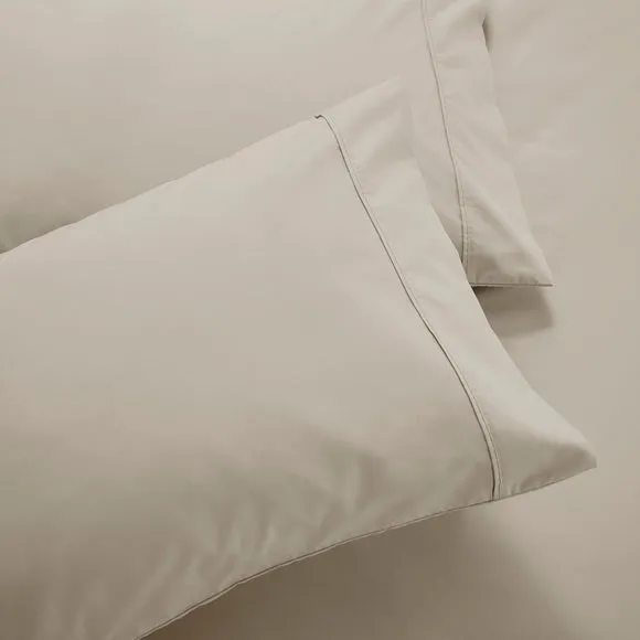 Dorma Crisp & Fresh 400 Thread Count Egyptian Cotton Percale Standard Pillowcase 2