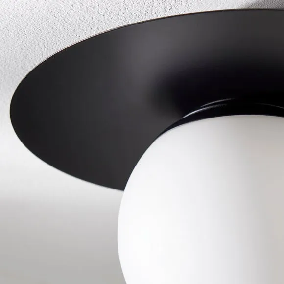 Elements Tela Bathroom Flush Ceiling Light 4