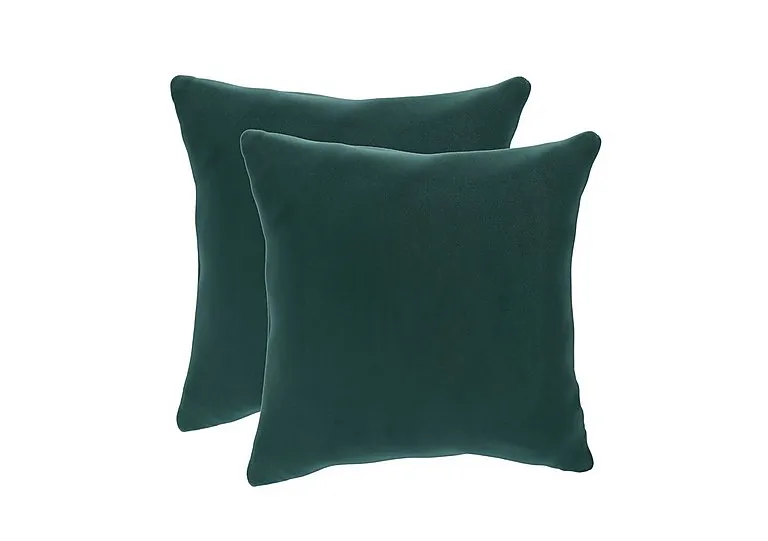 Pair of Large Scatter Cushions - Evening Teal