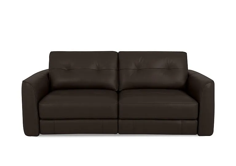 Drift 2.5 Seater Leather Power Glider Sofa - Dark Chocolate - Sofas and Armchairs - In Time for Christmas