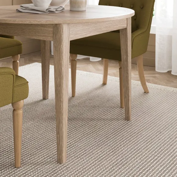 Bromley II Extendable 4-6 Seater Round to Oval Dining Table 5