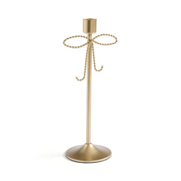 Twisted Bow Metal Candlestick Holder 3