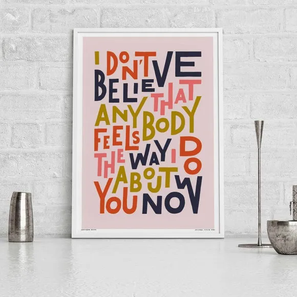 Sketchbook Design Wonderwall Feels The Way I Do Framed Print 1