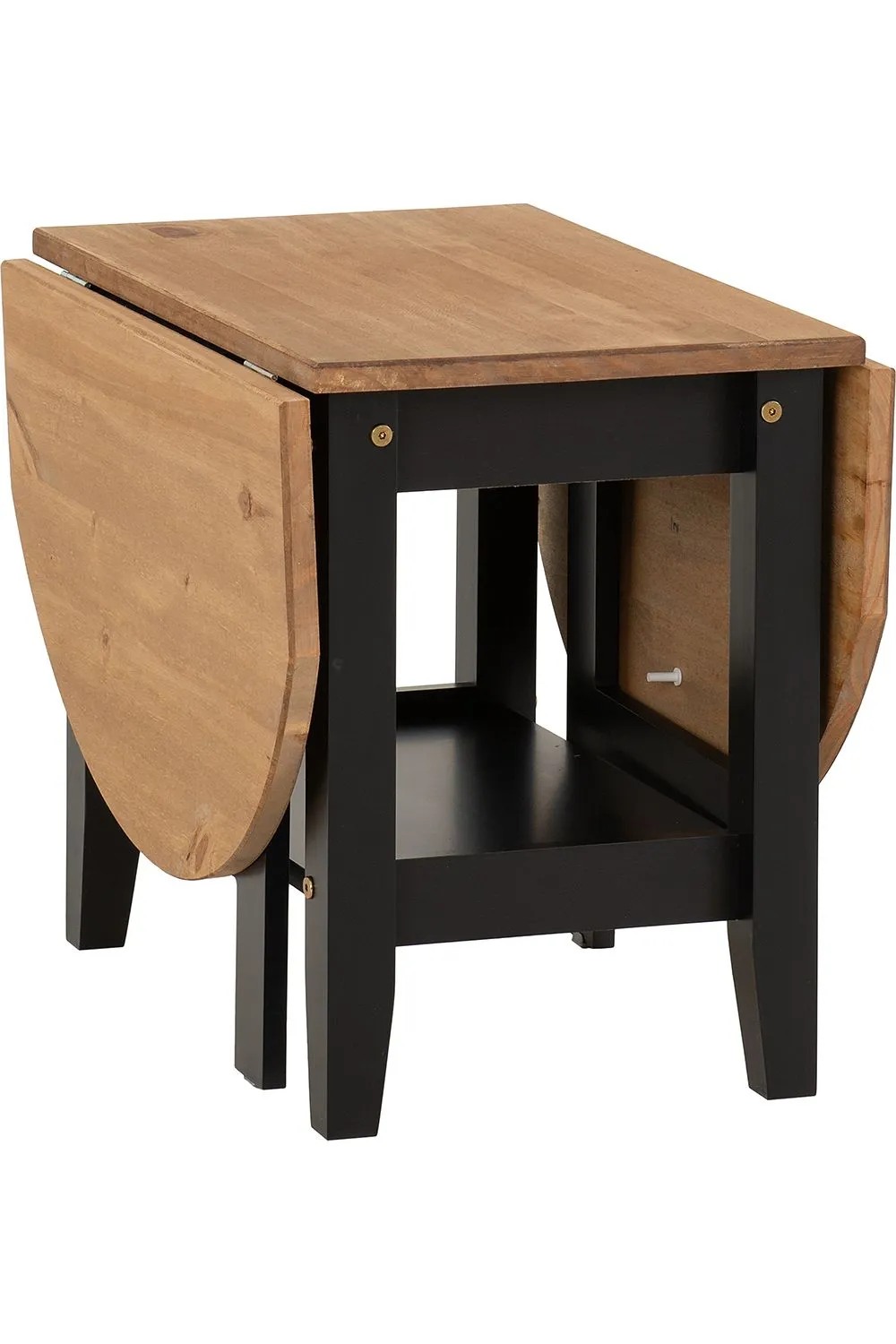 Seconique Santos Drop Leaf Coffee Table in Black 3