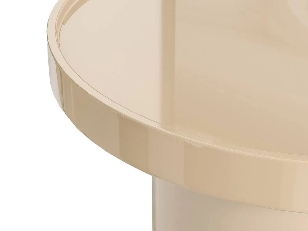 Vente-unique MDF Coffee Table - Lacquered Beige - SYBEVA 5