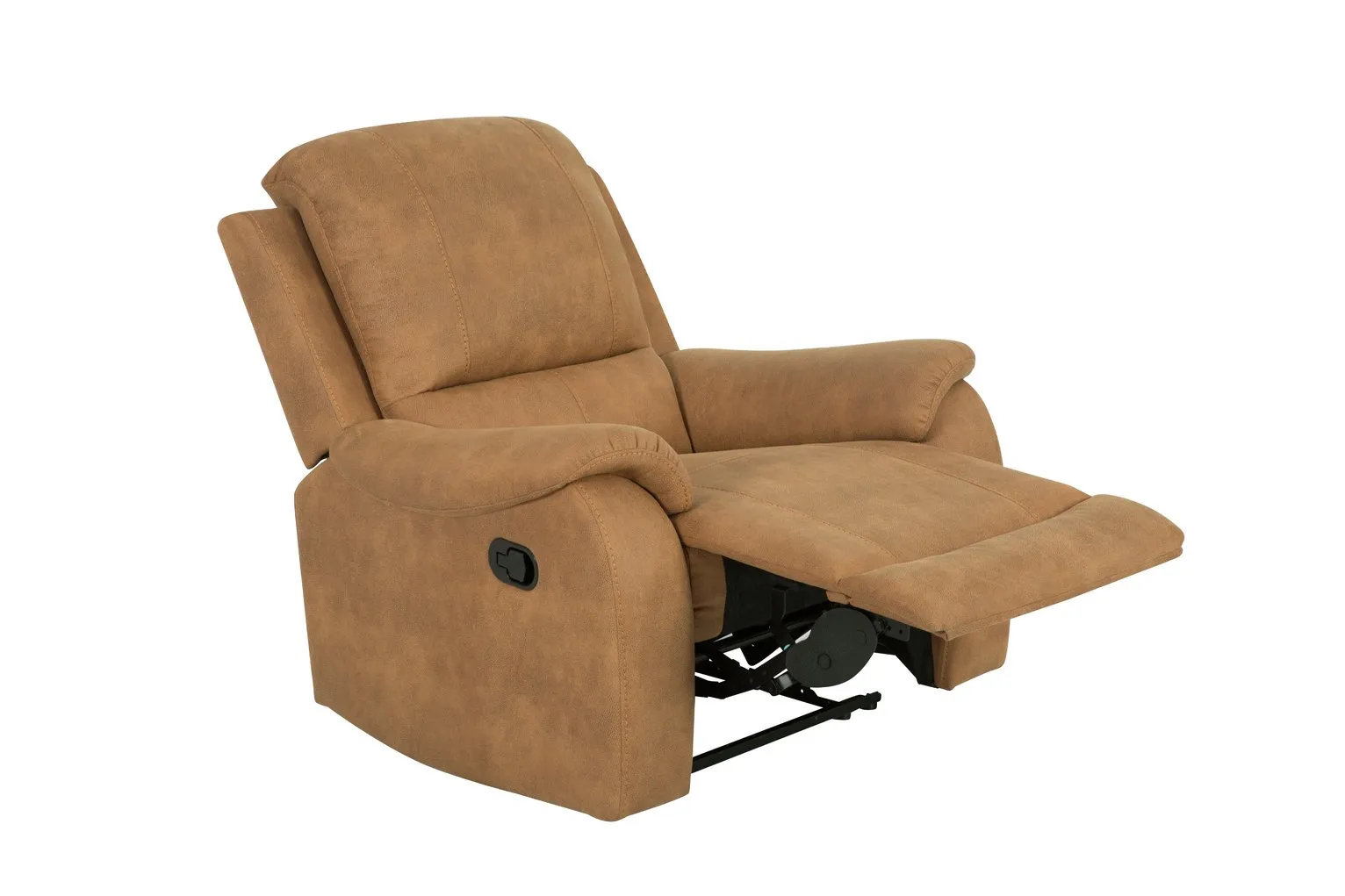 Argos Home Alfie Faux Leather Manual Recliner Chair - Brown