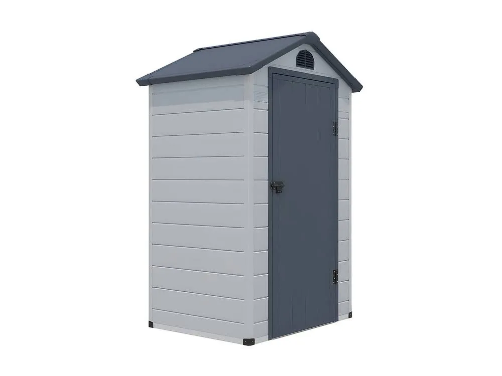 Vente-unique Resin Garden Shed - Grey - 1.39 M² - CESIO in Light Grey 6