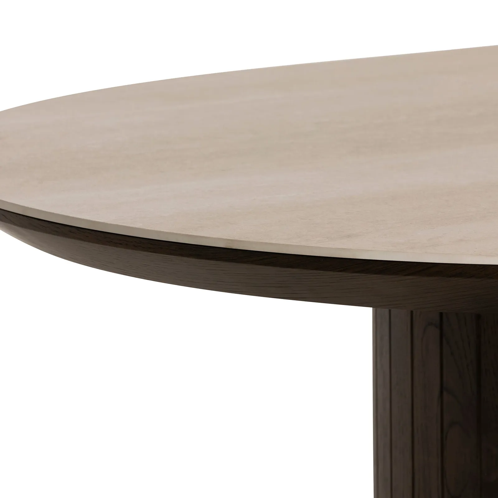 Kita Fixed Dining Table, Round, Wood | 220cm | Barker & Stonehouse 4