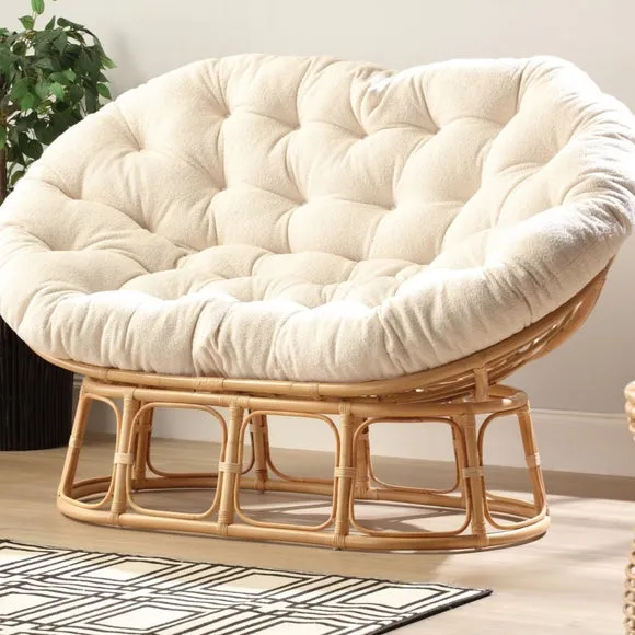 Desser Papasan Rattan Sofa