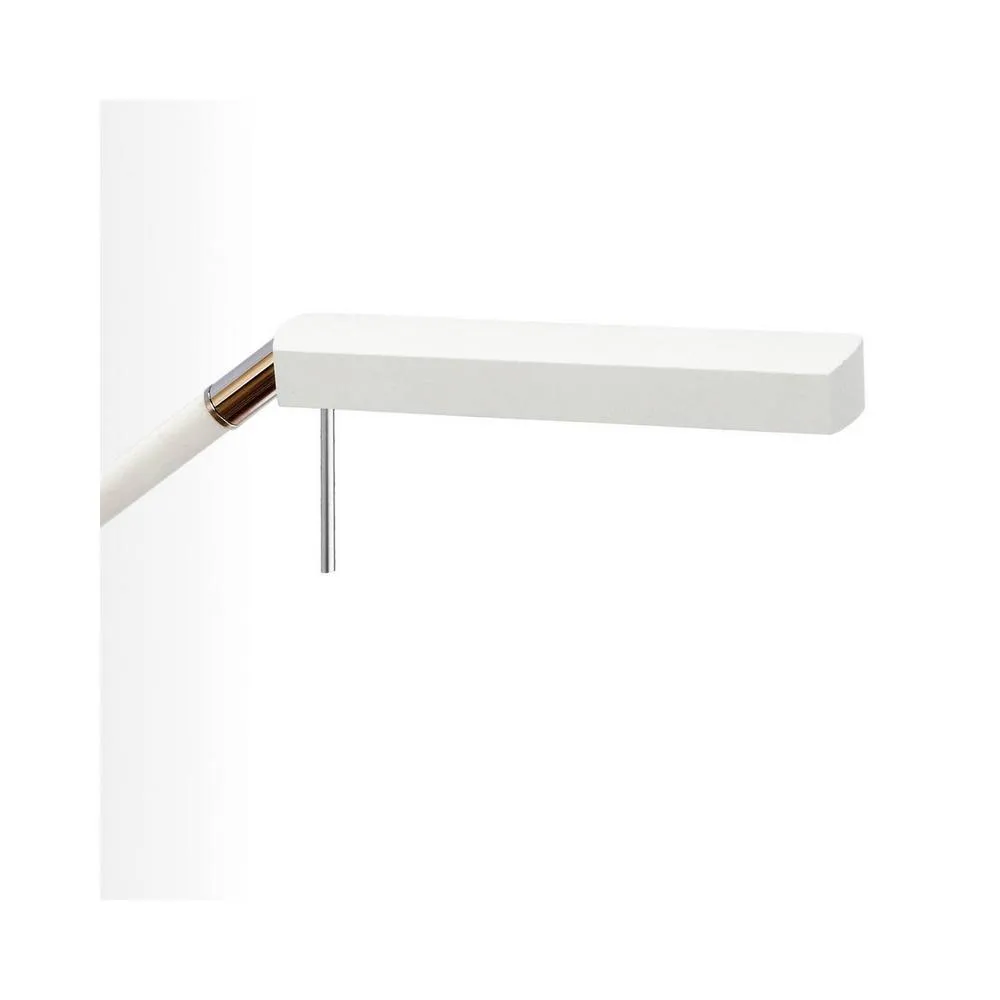 Netlighting Phuket Wall Lamp 1 Light 7W LED 3000K 600lm Matt White Polished Chrome 3
