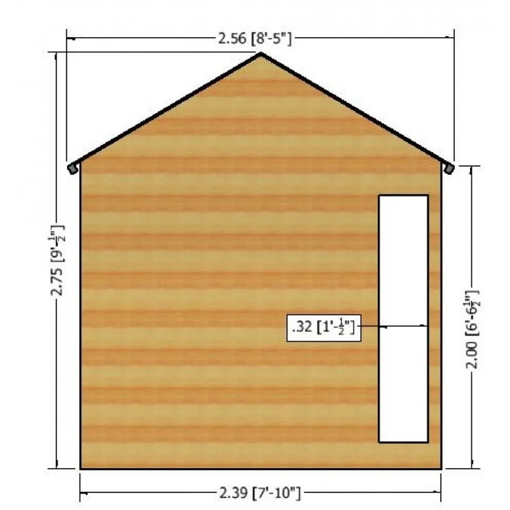 Shires Blenheim Shiplap Summerhouse Garden Sun Room Approx 10 x 8 Feet in Brown 5
