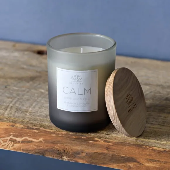 Serenity Calm Bergamot, Lavender & Sandalwood Candle 2