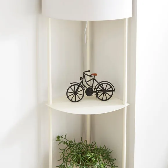 Jakob Corner Shelved Floor Lamp 3