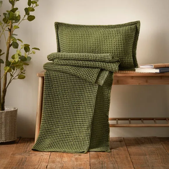 Pineapple Elephant Jaipur Waffle Throw Blanket 150cm x 200cm 4
