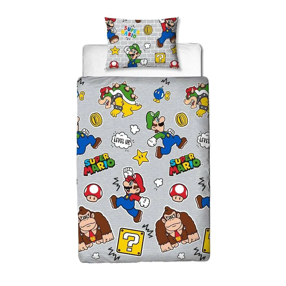 Super Mario Reversible Duvet Set